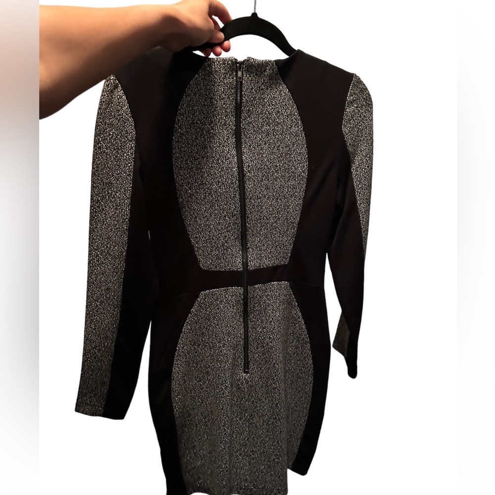 Black and grey dress